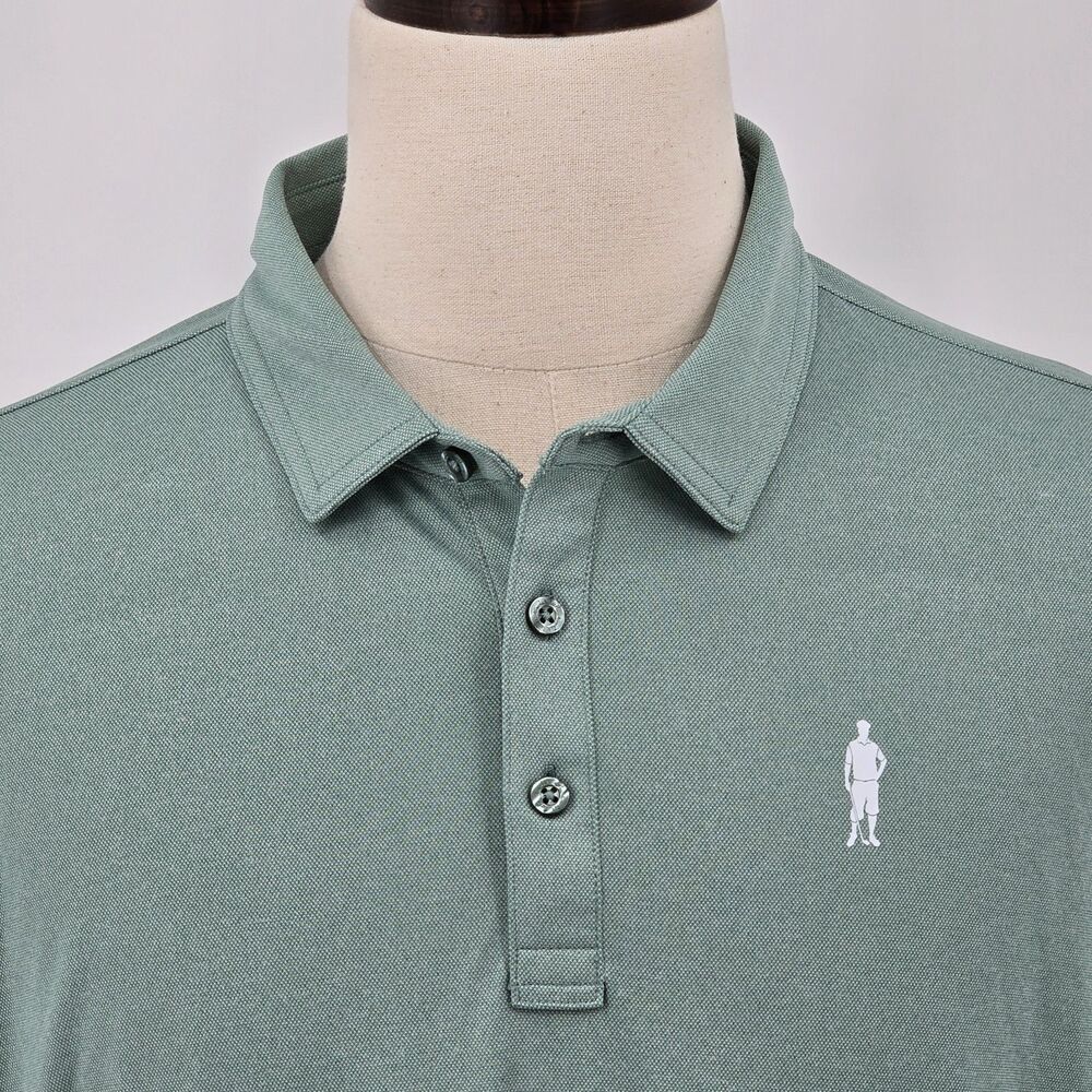 Travis Mathew Polo Shirt Men's XL Green Knickers or Nothin'
